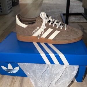 Adidas Spezial Suede Brown and White Sneakers